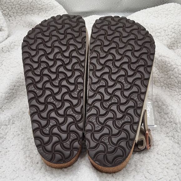 NEW Birkenstock Tokio Suede Leather Taupe Sandals Womens size 41 10-10.5 - Picture 8 of 8
